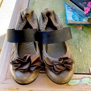 Veto curio Italian made ballet flats with strap